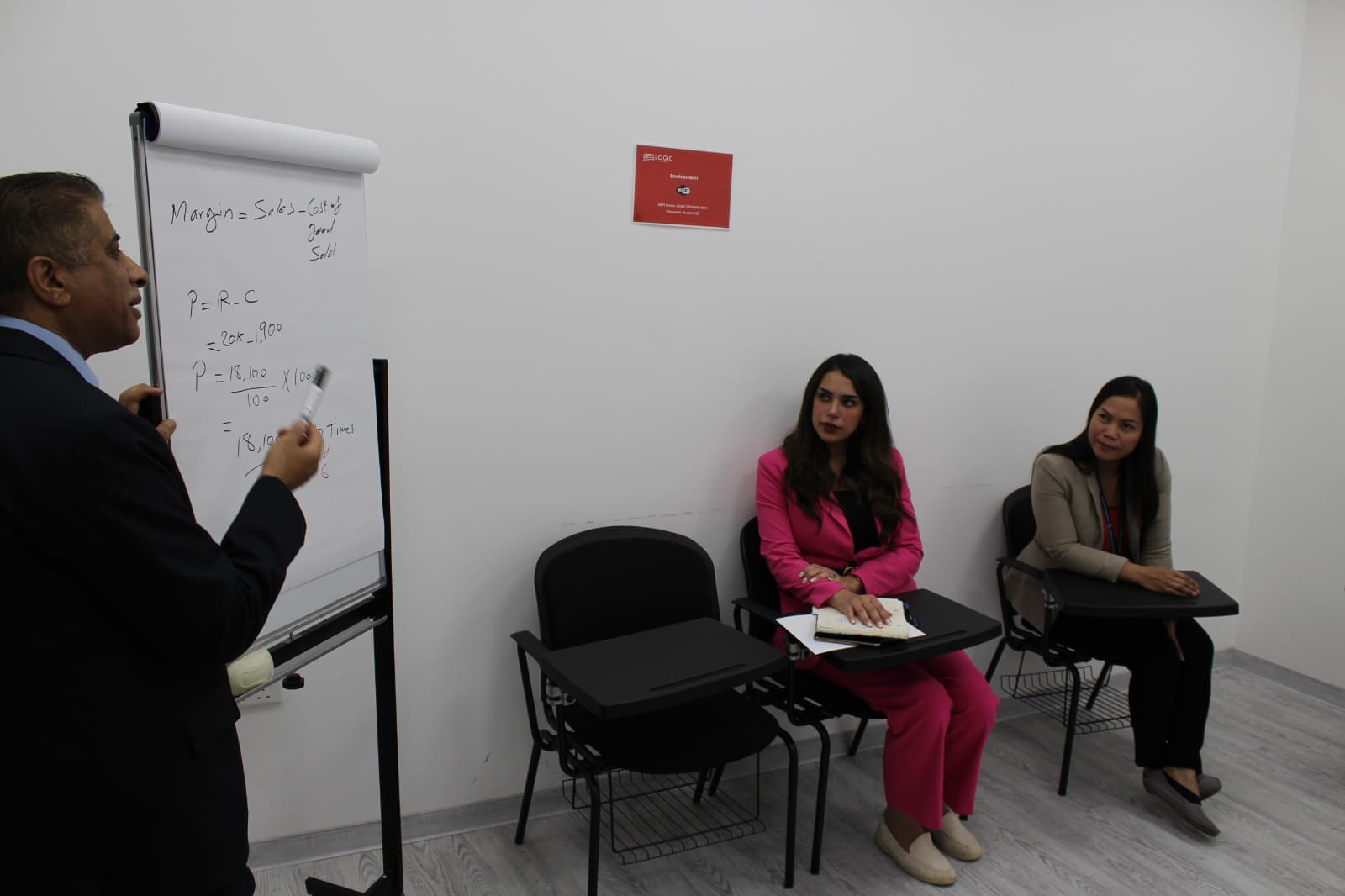 Training session at Logic Institute